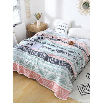 水洗棉紗布毛巾被純棉全棉夏薄款厚床單成人用兒童大蓋毯涼被雙人