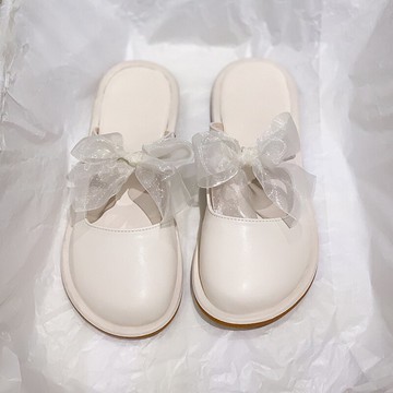 網紅時尚包頭半拖鞋女夏外穿新款穆勒鞋仙女ins風平底涼拖