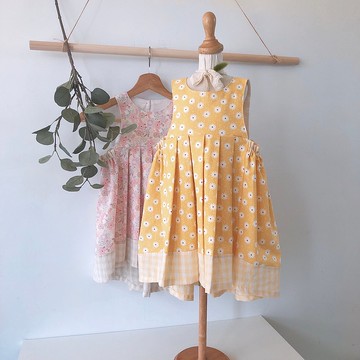 島森家  / 背心單向褶裙 / 檸檬花開之處