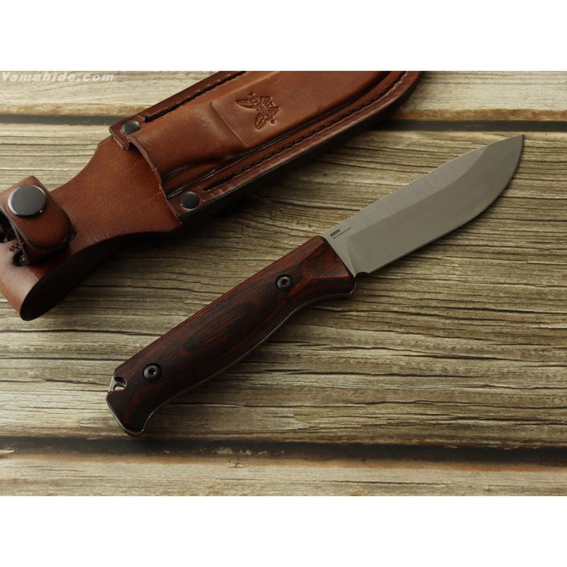 ベンチメイド 15002 サドル マウンテン スキナー ウッド  シースナイフ  BENCHMADE Saddle Mountain Skinner