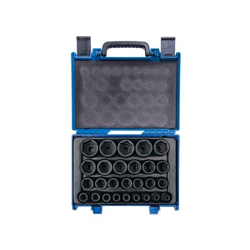 KING TONY 專業級工具 27件式 1/2" DR. 氣動六角套筒組 KT4427MP