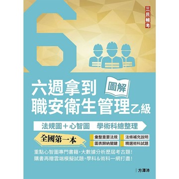 六週拿到職業安全衛生管理乙級：學術科法規圖+心智圖整理