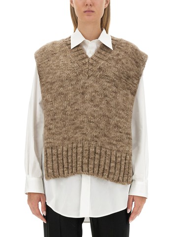 maison margiela knitted vest