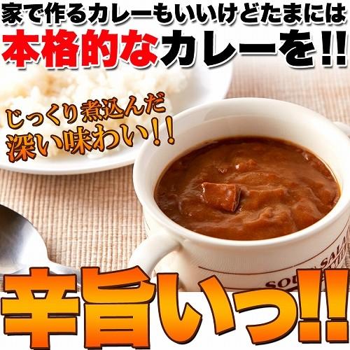 ゆうパケット出荷 レストラン用ビーフカレー中辛約800g(200g×4袋)  スイーツ王国