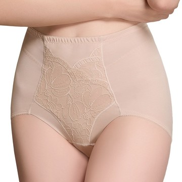 SWEAR 思薇爾 柔塑曲線系列 64-82 中重機能 蕾絲 高腰 三角 束褲 (恬靜膚)