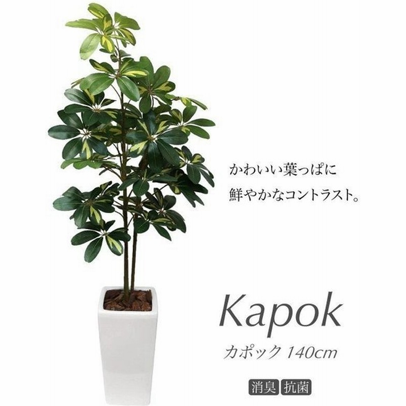 人工観葉植物 造花 大型 シェフレラ ナチュラル カポックツリー 斑入り 140cm 鉢植 フェイクグリーン インテリア 光触媒 Ct触媒 通販 Lineポイント最大0 5 Get Lineショッピング