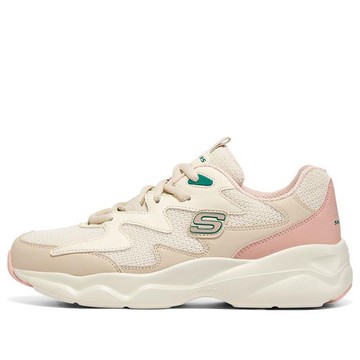 (WMNS) Skechers D Lites Airy Low-Top Running Shoes White