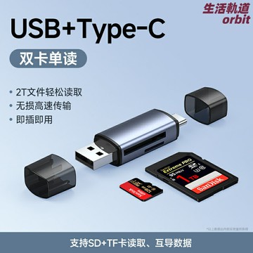 【高速多合一】萬能讀卡器 USB3.0讀卡器 SD卡 TF卡 蘋果讀卡器 手機讀卡器 相機讀卡器 Type-C接口 即插即用 適用於iPhone15/電腦/單反