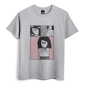 婊子 - 深麻灰 - 中性版T恤