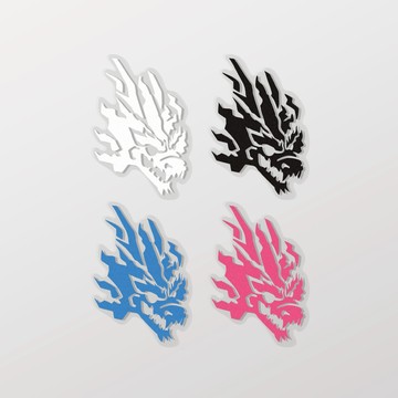 SUPER龍骨/Super_TW/車貼、軟磁 SunBrother孫氏兄弟 3M 反光貼紙 防水貼紙 車貼貼紙 軟性磁貼