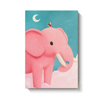 溫柔的守護無框掛畫