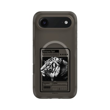 iPhone Air AirX 本質黑 - RHINOSHIELD X Taipei Zoo - 馬來虎：限量卡牌