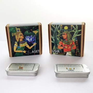 埃及神話系列精油香膏組/ASET伊西斯+USIR歐西里斯。精油芳療