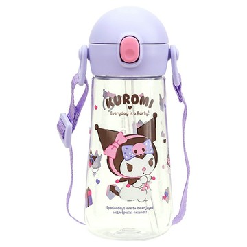 Sanrio 三麗鷗 酷洛米 Tritan 吸管水壺  透明  470ml  1個