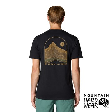 【Mountain Hardwear】Mountain Sunset Short Sleeve 針織棉山脈日落短袖T恤 男款 黑色 #2110781