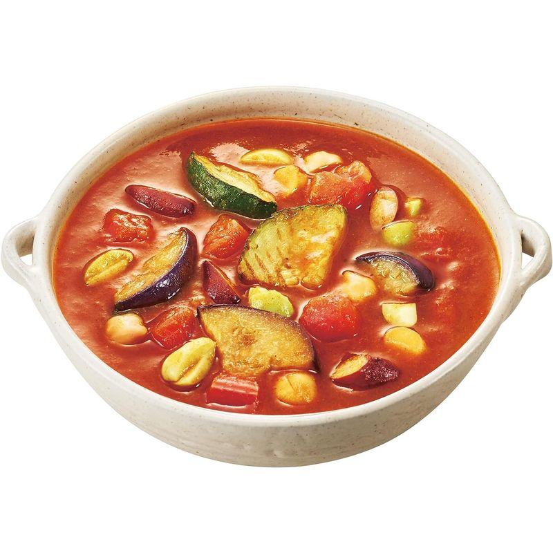 アマノフーズ ひきわり豆のトマトカレー×4食1食分当たり192kcal