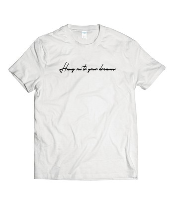 抓住夢想-T-shirt 白/黑/灰/藏青