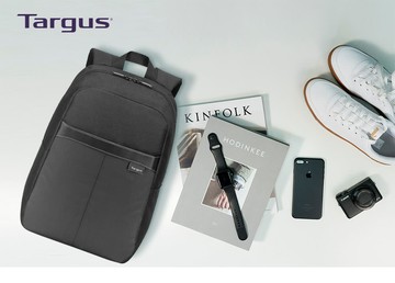 J~ Targus Safire 15.6吋簡約電腦後背包(黑色 電腦包 後背包)