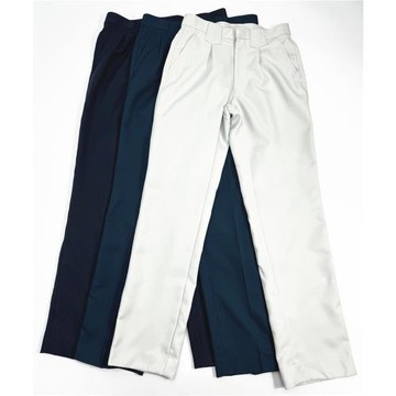 外貿春秋戶外純色簡約西褲商務休閑高爾夫長褲滌棉耐磨滑板直筒褲