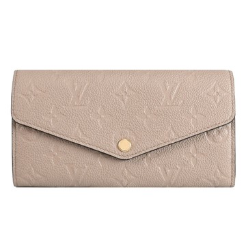 Louis Vuitton LV M82256 Sarah 粒面壓花信封式翻蓋長夾.斑鳩灰