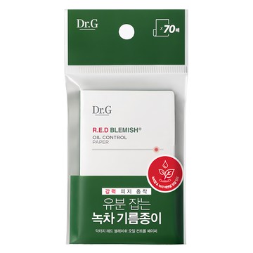 Dr. G 吸油面紙 70張/包 輕巧超薄隨身包 柔軟自然材質 添加茶葉與精油  1包
