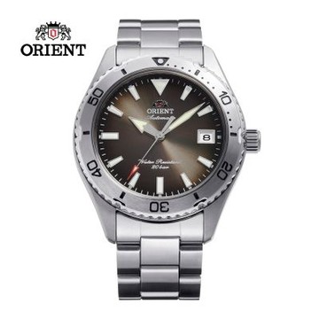 ORIENT 東方錶 WATER RESISTANT系列 200m 運動風格機械錶 鋼帶款 棕色 RA-AC0Q15Y - 39.9mm