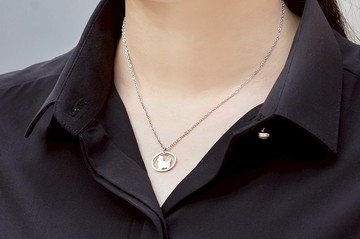 約克夏/ 瑪爾濟斯 項鍊 - 狗狗小印章系列-抗敏醫療