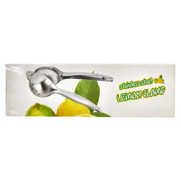 TRENY 合金手壓榨汁器  不鏽鋼檸檬夾  大號  1個