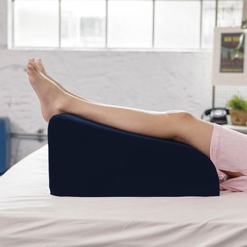 抬腿枕足枕(XL號)-涼感深藍_透氣舒適機能質感禮物_長輩送禮情人