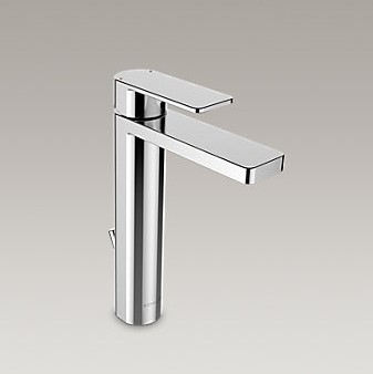 Parallel 單槍加高型面盆龍頭 (鍍鉻)