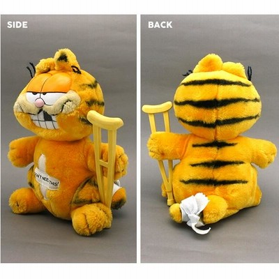 ガーフィールド ぬいぐるみ ヴィンテージGARFIELD 松葉杖 r400