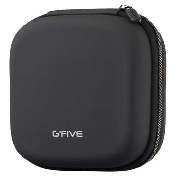 G'FIVE 基伍 多功能皮革質感硬殼收納包  黑色  1個  單一商品