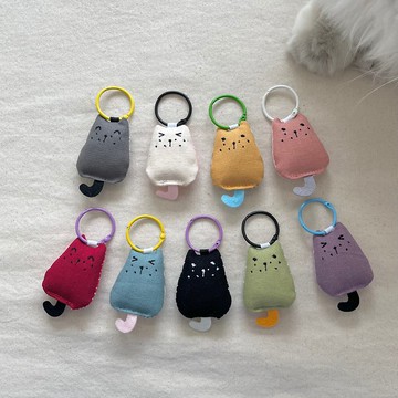 碎布再生系列。盲抽包。貓貓匙扣。