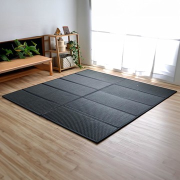 【聖誕優惠】五摺榻榻米Flare 140x210x1.4cm 五摺榻榻米Flare140個性黑