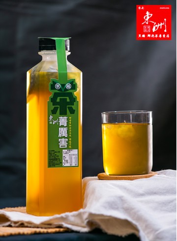台灣八達名品➤東洲黑糖奶鋪 菁厲害 高山金萱茶 / 1000cc