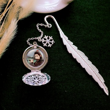 定制肖戰書簽金屬創意古風陳情令周邊王一博同款魏無羨藍忘機手辦