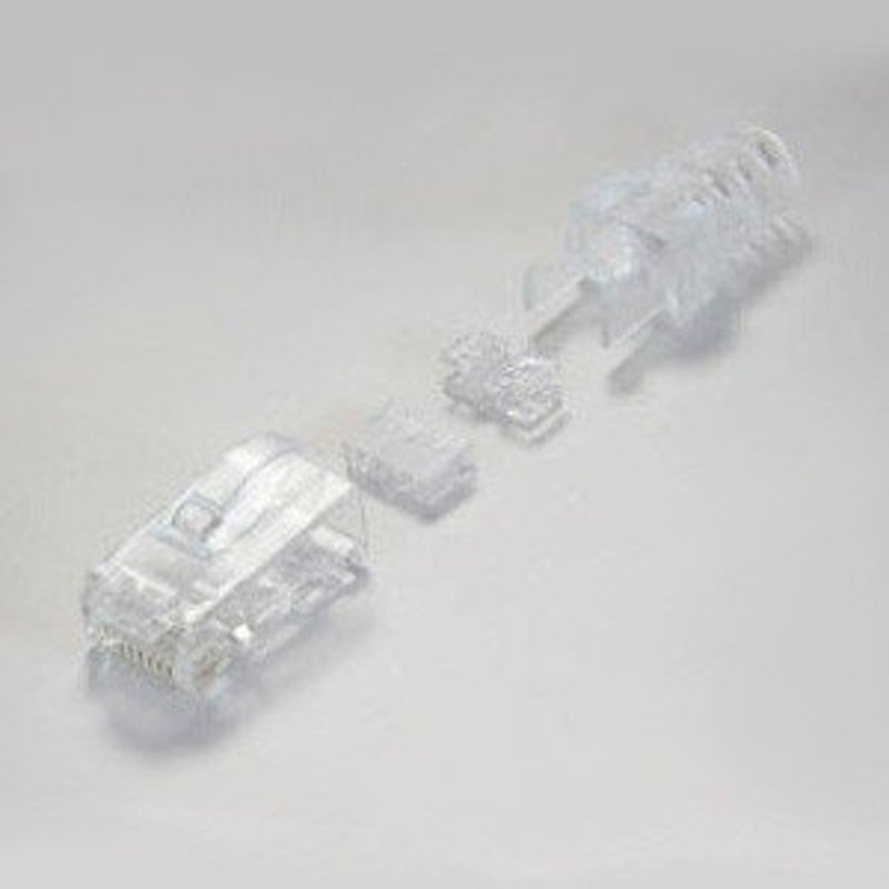 コーニング　Ｃａｔ６　ＲＪ４５モジュラープラグ　（１００個入） VOL-RJ45PLG-6SL - 2