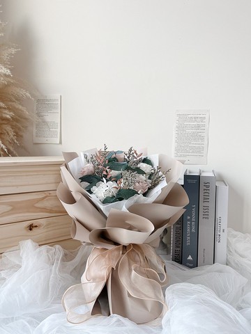 【花束】永生花束-浪漫系列 畢業花束 永生花束 求婚花束 情人節