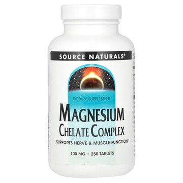 Source Naturals, 螯合鎂複合物，100 毫克，250 片