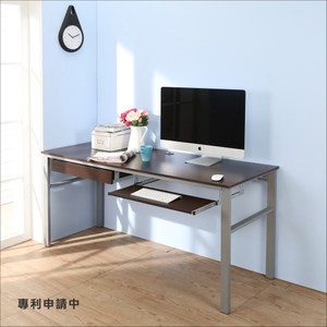 BuyJM低甲醛防潑水抽屜鍵盤160公分穩重工作桌/電腦桌