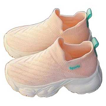 KIZTREE 兒童針織運動懶人鞋 XZ-534  粉色  200