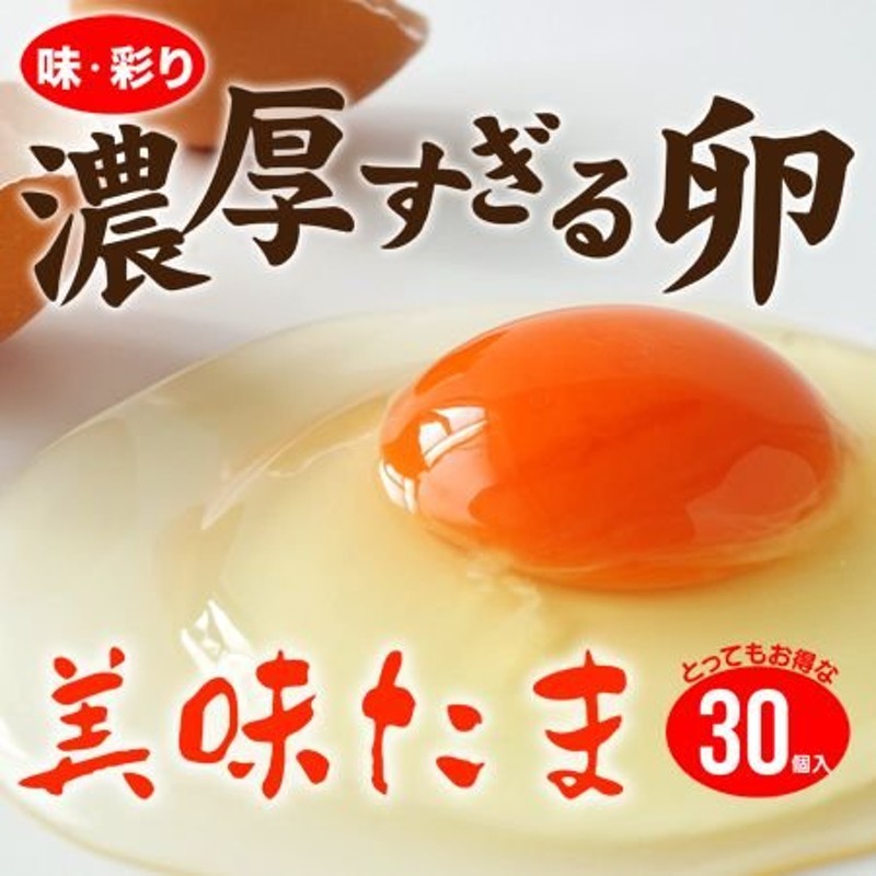 ブログに書きたくなる卵 産地直送 養鶏場直送 美味たま（30個） 通販 LINEポイント最大0.5%GET | LINEショッピング