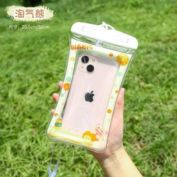 手機防水袋氣囊潛水可觸摸屏戶外游泳漂流專用密封袋防雨水保護套