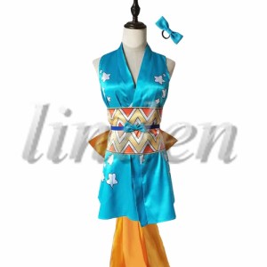 Linden One Piece ワンピース 非公式 二次創作 ワノ国 ナミ 泥棒猫ナミ 和服 着物 浴衣 コスプレ衣装 コスチューム 仮装 変装 通販 Lineポイント最大1 0 Get Lineショッピング