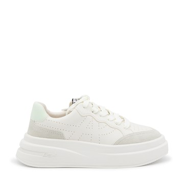 Ash - White And Green Mint Leather Impulse Sneakers