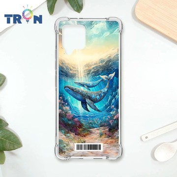 TRON 三星 A42 大海土豪鯨魚系列 四角防摔載具殼 軟殼 手機殼