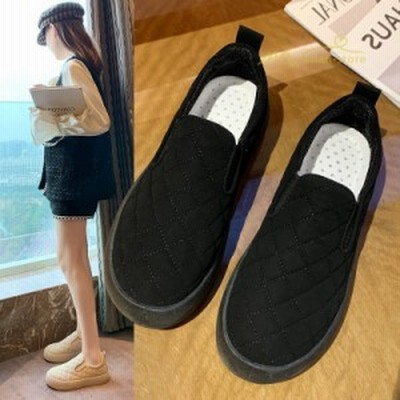 スニーカー レディースシューズ 靴 スリッポン ローカット チェック柄 フラット カジュアル 歩きやすい 疲れにくい 通学 通勤 トレンド 婦人靴 楽チン 着回し 通販 Lineポイント最大get Lineショッピング