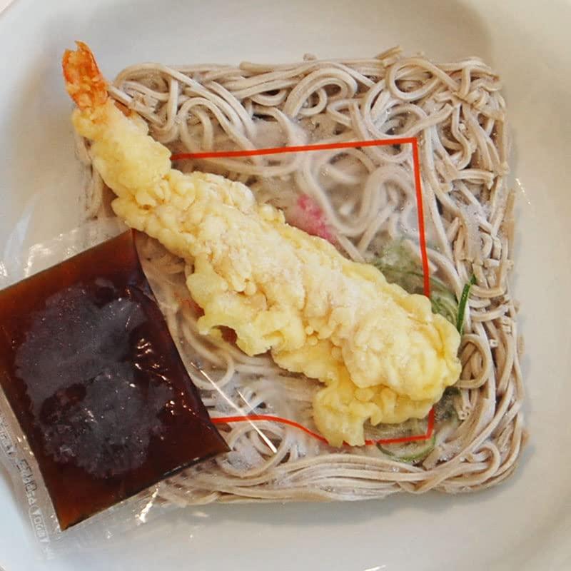 ふみこ農園 天ぷらそば 麺・スープ・具材すべてがセットになった冷凍麺