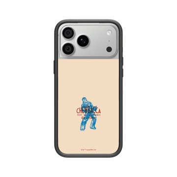 iPhone 18 Pro Max Mod NX -邊框背蓋組合 (相機按鈕) 黑 - 迪士尼-星際大戰 Star Wars - 小圖款-丘巴卡