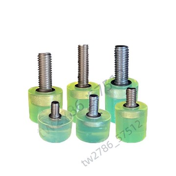 【台灣熱銷】熱粘聚氨酯 包膠螺絲 防撞減震螺栓 耐磨緩衝螺桿 不鏽鋼螺絲 優力膠頭